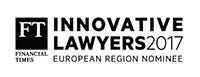 Financial TImes Innovative Lawyers European Region Nominee 2017