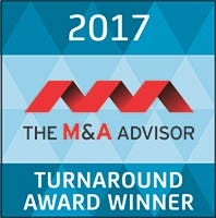 The M&A Advisor Turnaround Award Winner 2017