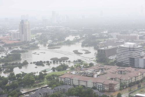 flooded city