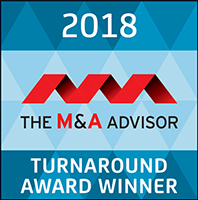 The M&A Advisor Turnaround Award Winner 2018