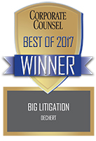 Corporate Counsel Best of Big Litigation Winner 2017