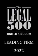 The Legal 500 United Kingdom Leading Firm 2022